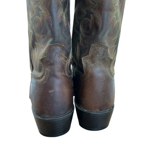 Justin western boots Style 2551 Brown Size 9 M - Picture 8 of 10